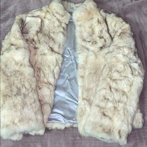 a big fluffy fur coat